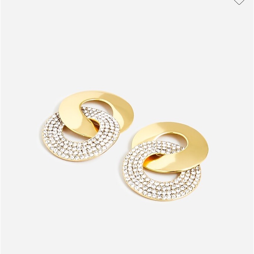 J.Crew Crystal Disc Earrings - Picture 2 of 5